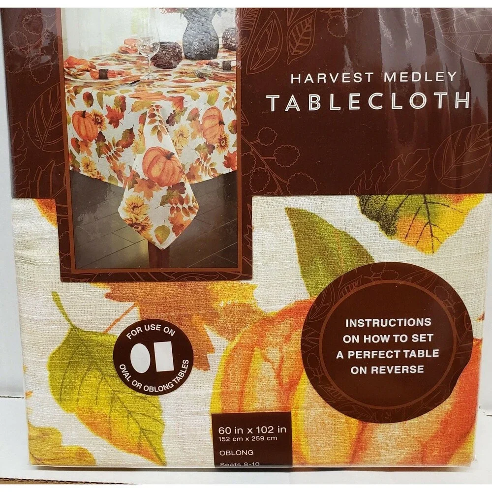 1 Fabric Tablecloth, 60x102